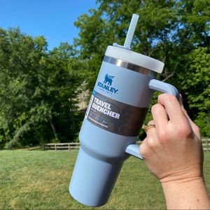 Sky Blue 40oz Handle Tumbler